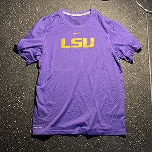 Men’s NIKE Dri-Fit LSU Tee